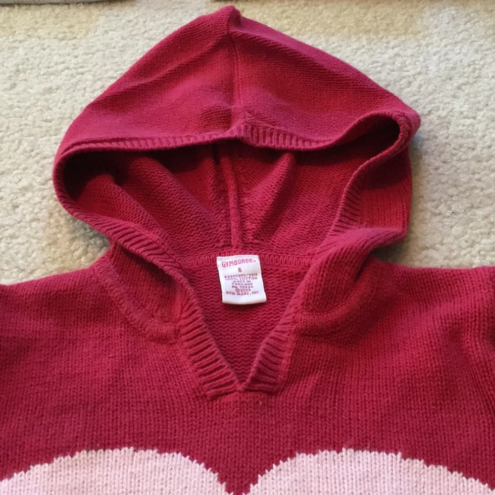 Gymboree red knit